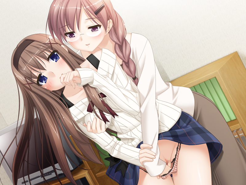 kitajima kaede and kitajima sara (sono hanabira ni kuchizuke wo) drawn by kani_biimu