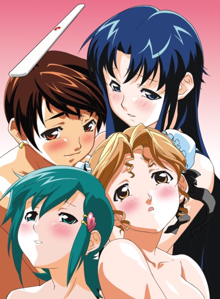toono mizuki, hayasaka akira, fujiwara aya, and kozue hinako (super real mahjong)