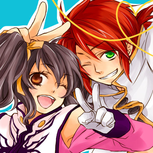 luke fon fabre and anise tatlin (tales of and 1 more) drawn by kira_(abyss)