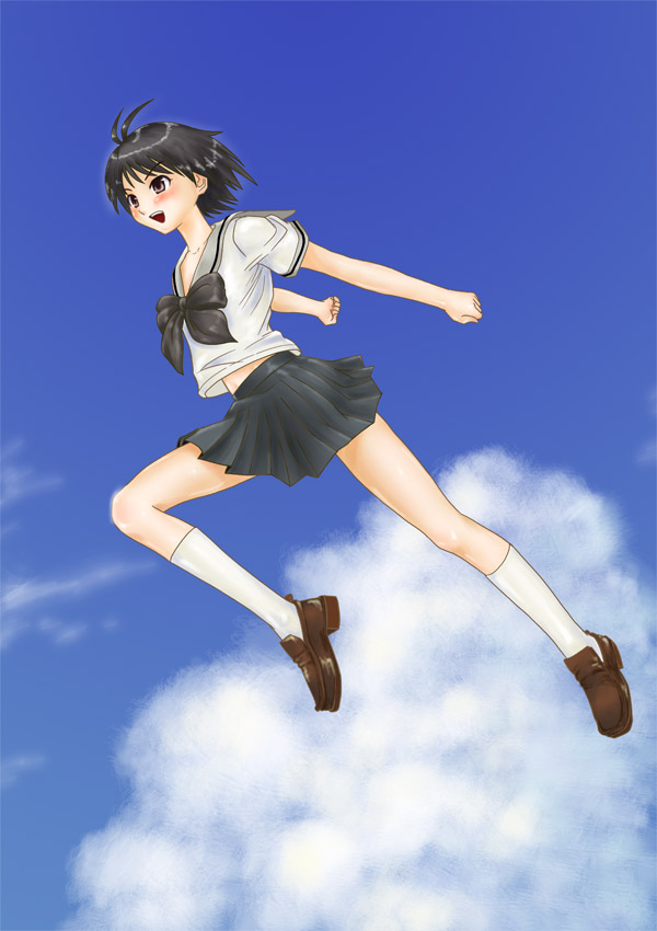 kikuchi makoto (idolmaster and 2 more) drawn by kabaya_kousuke