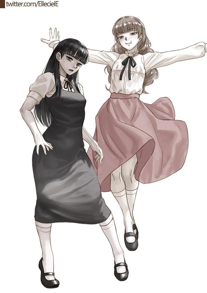 marina and samarie (fear & hunger and 1 more) drawn by elleciel.eud