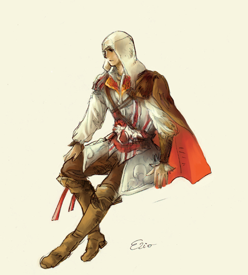 ezio auditore da firenze (assassin's creed and 1 more) drawn by maiyue