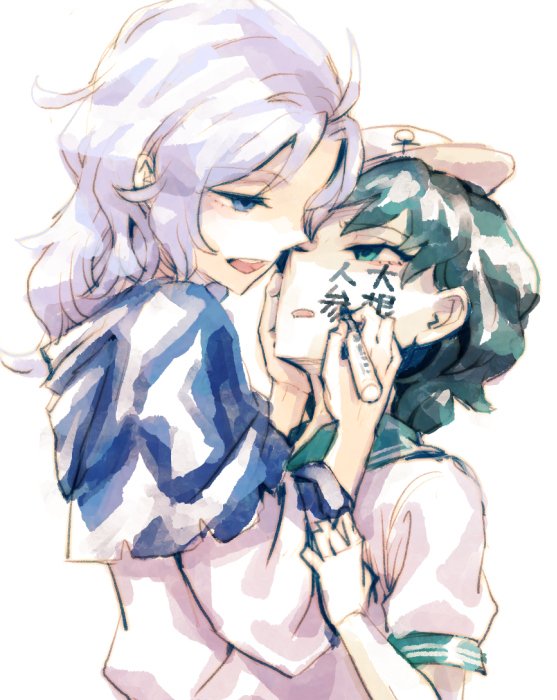 murasa minamitsu and kumoi ichirin (touhou) drawn by meimaru_inuchiyo