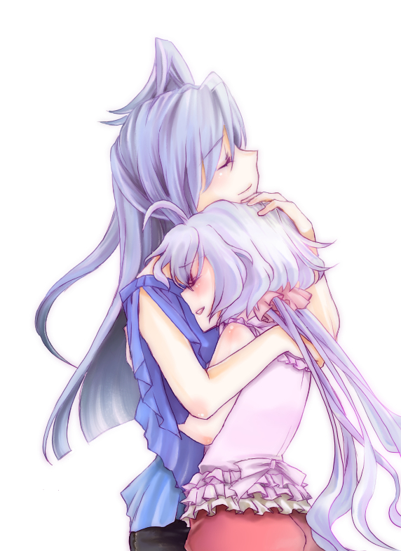 yukine chris and kazanari tsubasa (senki zesshou symphogear) drawn by s_(sss9_013)