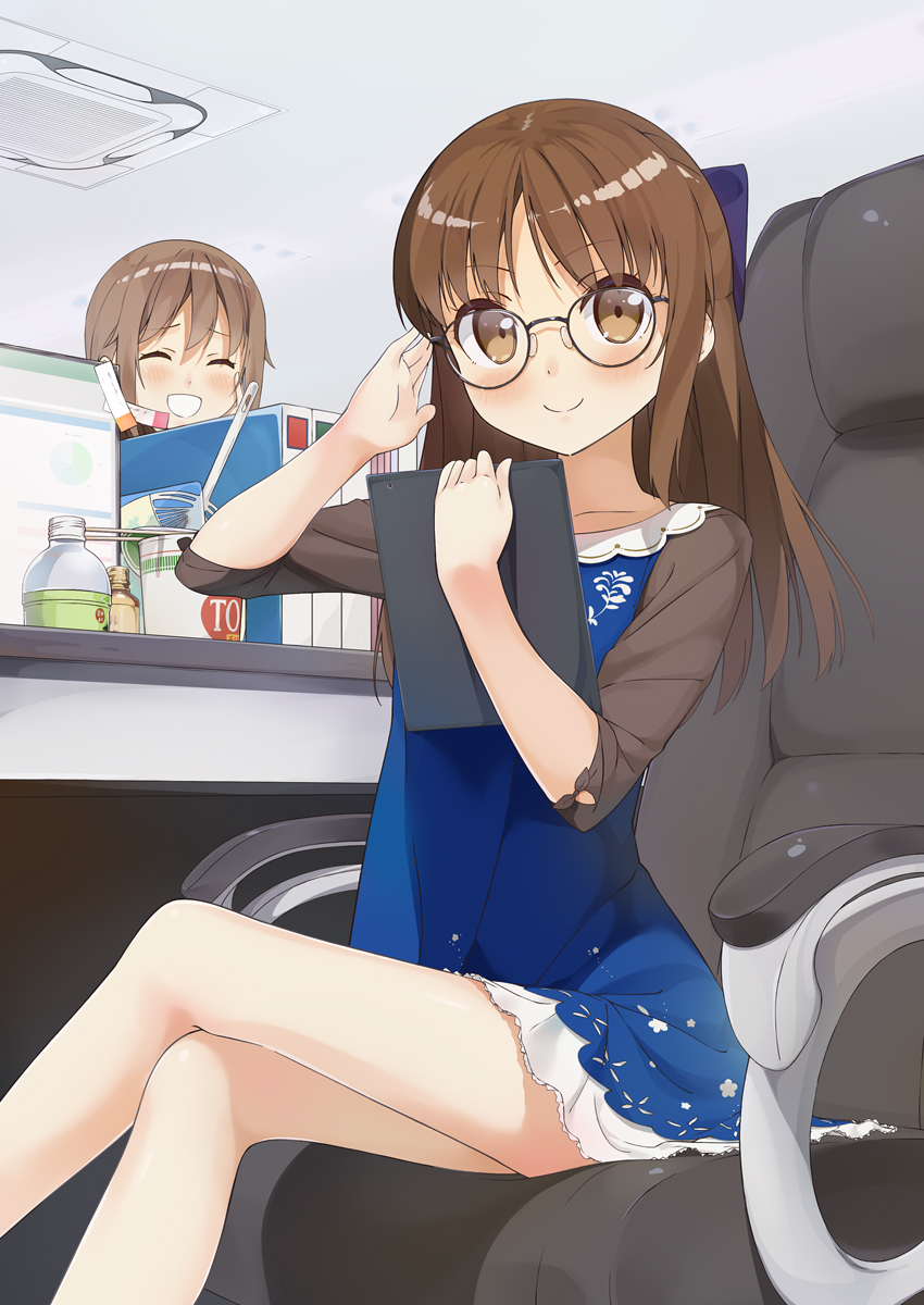 tachibana arisu and senkawa chihiro (idolmaster and 1 more) drawn by tsubure_manjuu