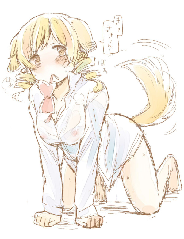 tomoe mami (mahou shoujo madoka magica) drawn by nori_senbei
