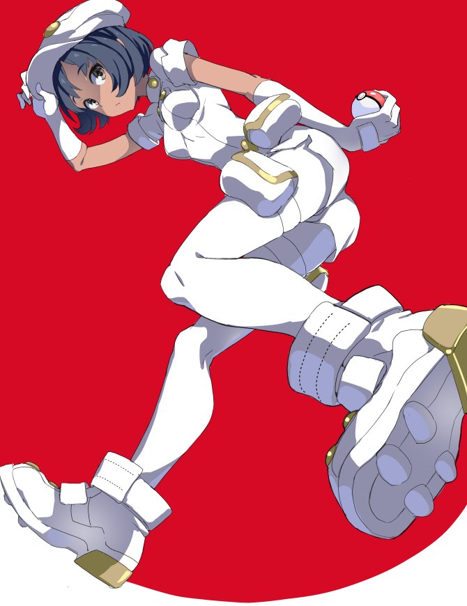 aether foundation employee (pokemon and 1 more) drawn by mirai_denki