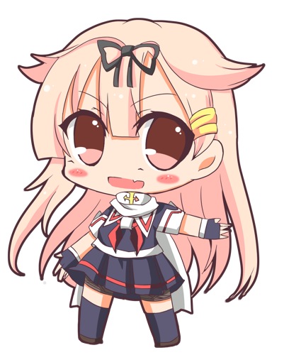 yuudachi and yuudachi kai ni (kantai collection) drawn by chagga_(hukagcho410)