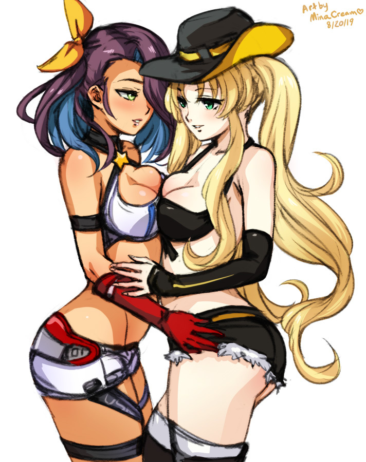 hornet and northampton (azur lane) drawn by mina_cream