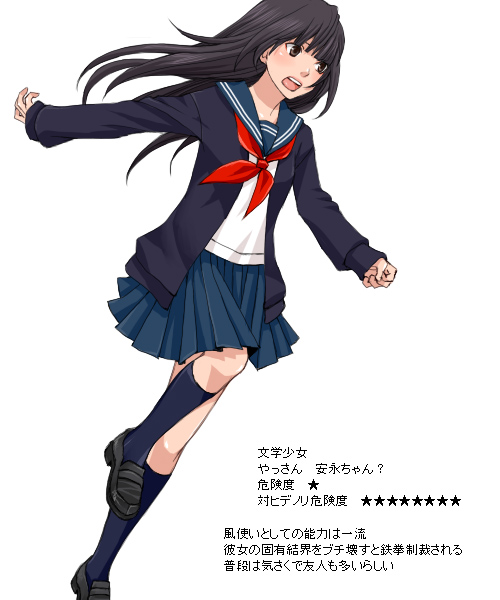 bungaku shoujo (danshi koukousei no nichijou) drawn by rikko_(jellyberry)