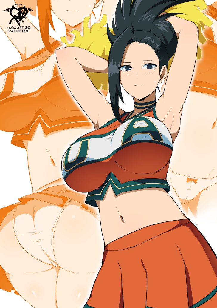 yaoyorozu momo (boku no hero academia) drawn by kaos_art