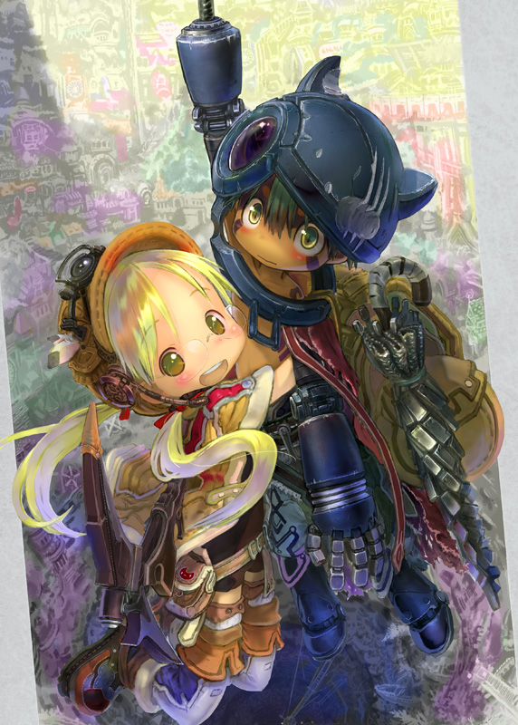 reg and riko (made in abyss) drawn by tsukushi_akihito
