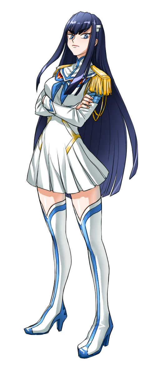 kiryuuin satsuki and junketsu (kill la kill) drawn by saran