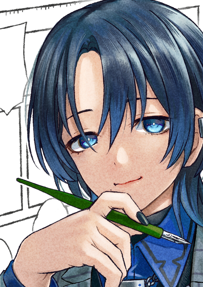 hiodoshi ao (hololive and 1 more) drawn by oumi_mizu