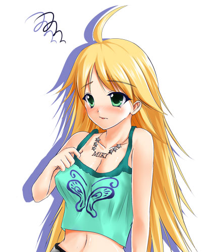 hoshii miki (idolmaster and 1 more) drawn by ryuushou