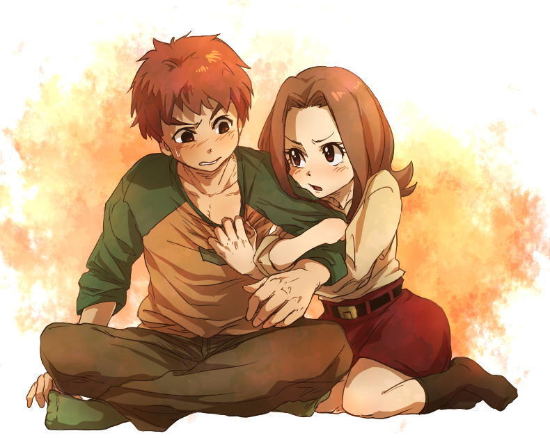 tachikawa mimi and izumi koshiro (digimon and 1 more) drawn by mimxxpk