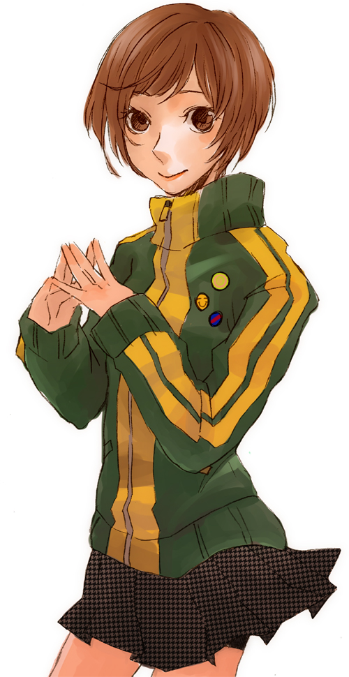 satonaka chie (persona and 1 more) drawn by az0212