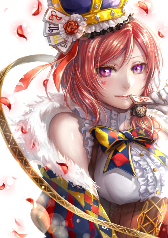 nishikino maki (love live! and 2 more) drawn by ao+beni
