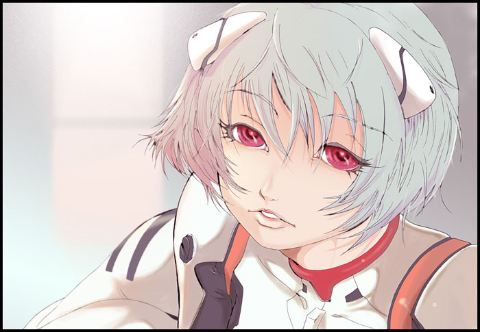 ayanami rei (neon genesis evangelion) drawn by okazuwa_shake