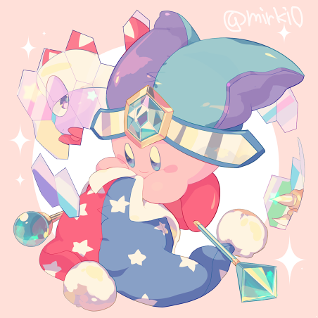 kirby, marx, and mirror kirby (kirby) drawn by komoreg