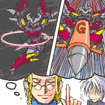 sanger zonvolt, dygenguar, and robert h oomiya (super robot wars)