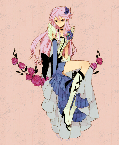 tsukikage yuri and cure moonlight (precure and 1 more) drawn by l_hakase
