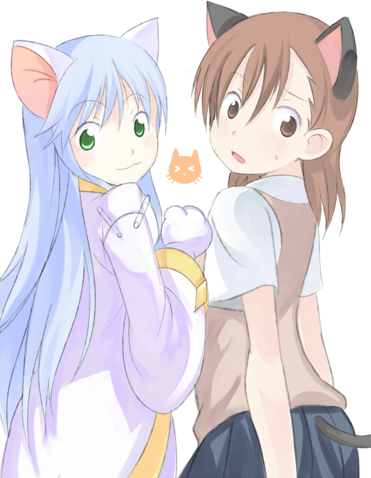 misaka mikoto and index (toaru majutsu no index) drawn by enoki_p