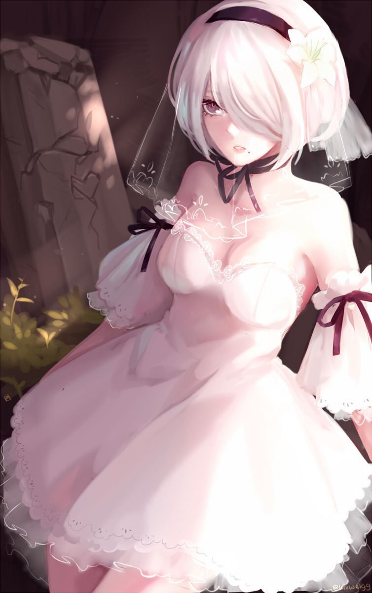 2b (nier and 1 more) drawn by kirsty_(kirue_t)
