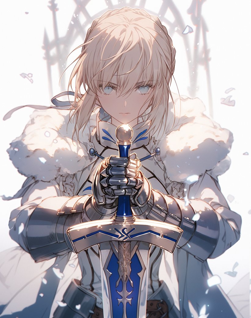 artoria pendragon and saber (fate and 4 more) drawn by tarte_(hodarake)