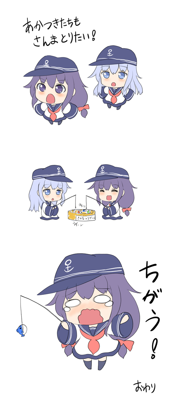 hibiki and akatsuki (kantai collection and 1 more) drawn by gale_kawaii
