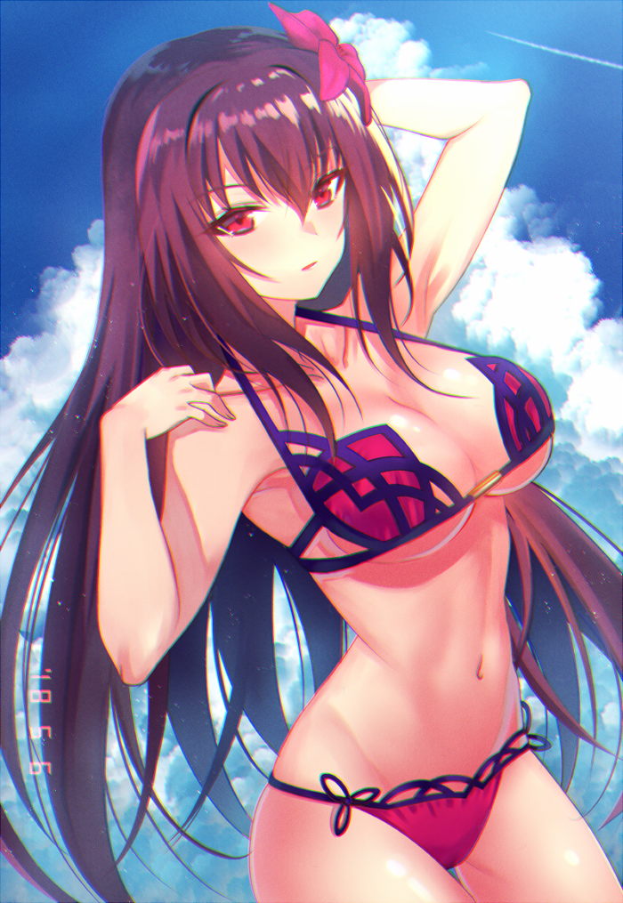 scathach (fate and 1 more) drawn by minatoasu