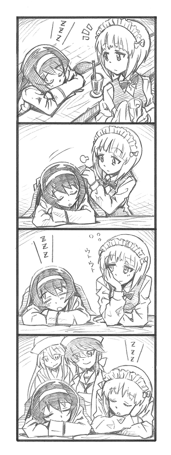 reizei mako, cutlass, ogin, and flint (girls und panzer and 1 more) drawn by bbb_(friskuser)