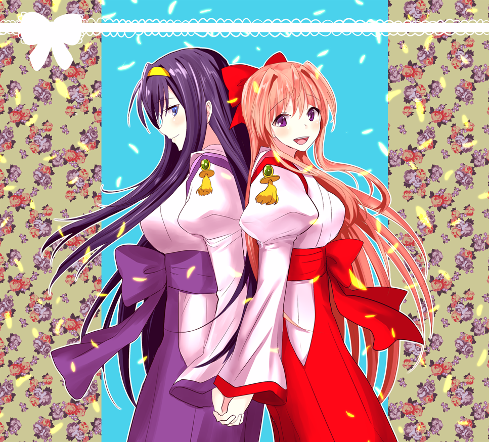 Himemiya Chikane And Kurusugawa Himeko Kannazuki No Miko Drawn By Itou Itsuko Danbooru