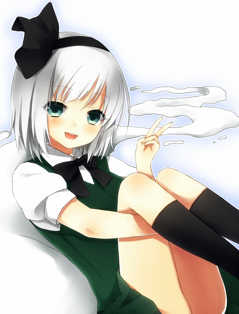 konpaku youmu (touhou) drawn by purin_jiisan and sae_(091688)