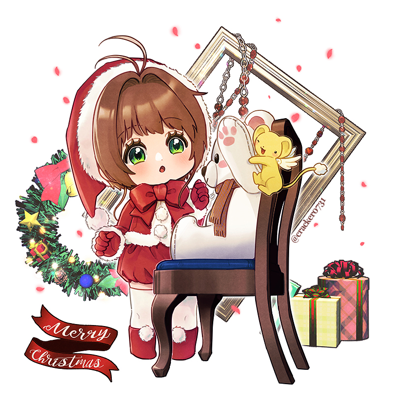 kinomoto sakura and kero (cardcaptor sakura) drawn by koban7513