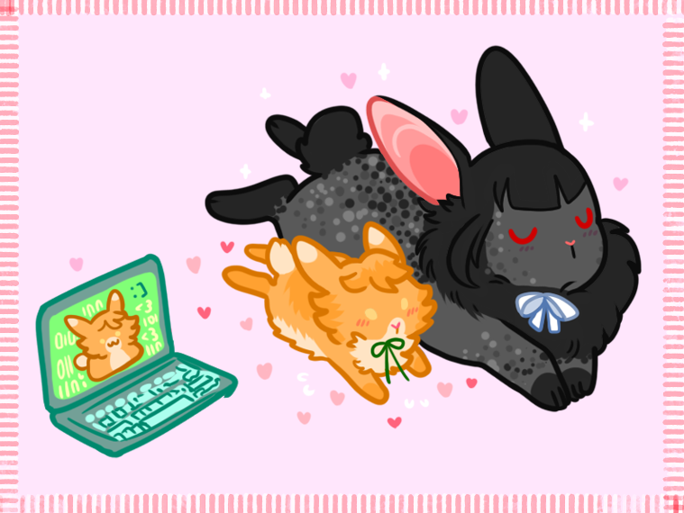 celestia ludenberg, fujisaki chihiro, and alter ego (danganronpa and 1 more) drawn by twinklelitchii