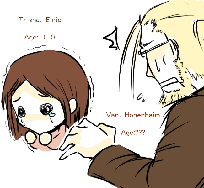 van hohenheim and trisha elric (fullmetal alchemist) drawn by srr0804