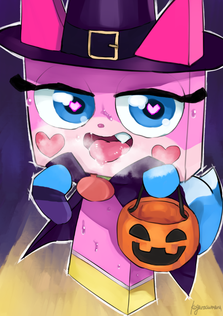 princess unikitty (the lego group and 1 more) drawn by karasuma234