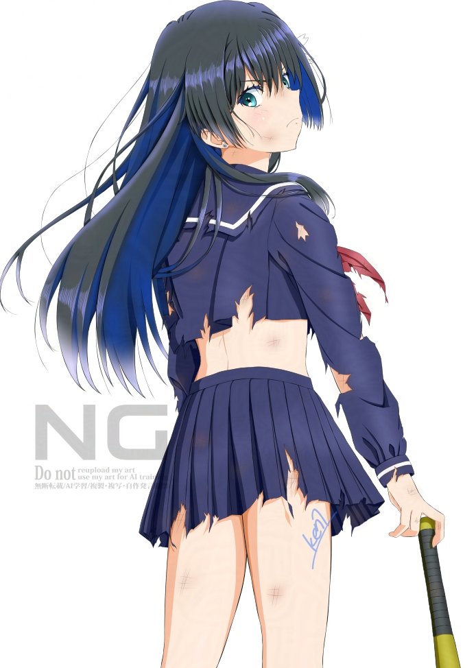 saten ruiko (toaru majutsu no index and 1 more) drawn by ken'ichi_(silvian125jp)