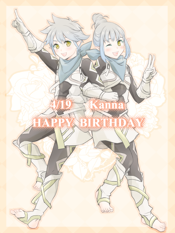 female kana and male kana (fire emblem and 1 more) drawn by tico