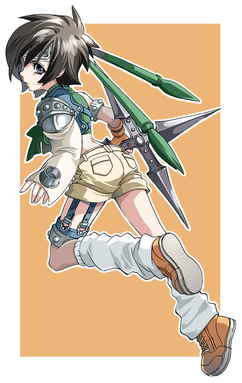 yuffie kisaragi (final fantasy and 1 more) drawn by yonesuke
