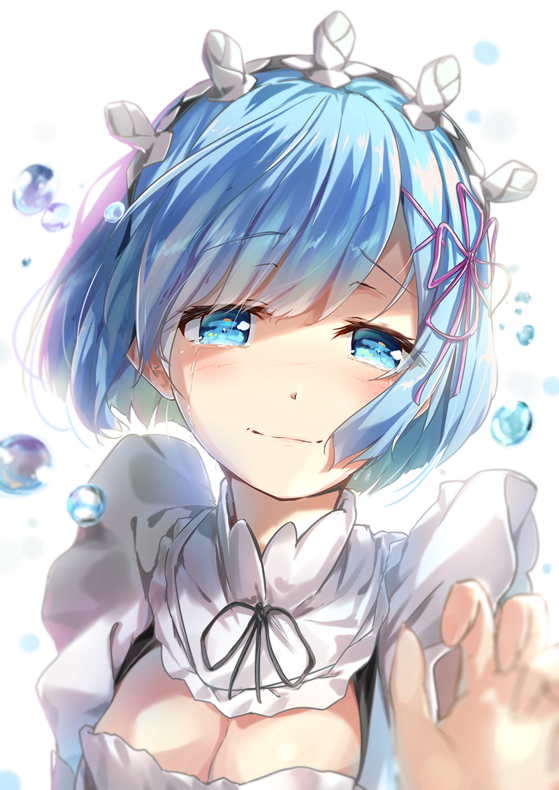 rem (re:zero kara hajimeru isekai seikatsu) drawn by wingheart
