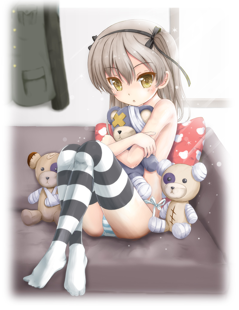 shimada arisu and boko (girls und panzer) drawn by flipper