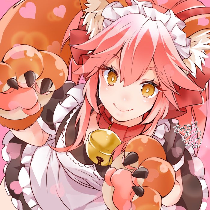 tamamo and tamamo cat (fate and 1 more) drawn by akatsuki_hijiri