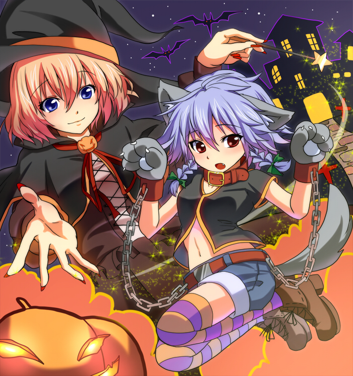 izayoi sakuya and alice margatroid (touhou) drawn by sen'yuu_yuuji