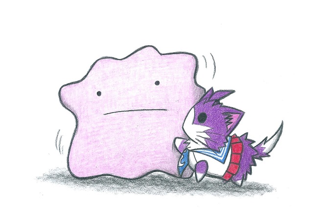 ditto and sakawa (kantai collection and 1 more) drawn by neko_kyo