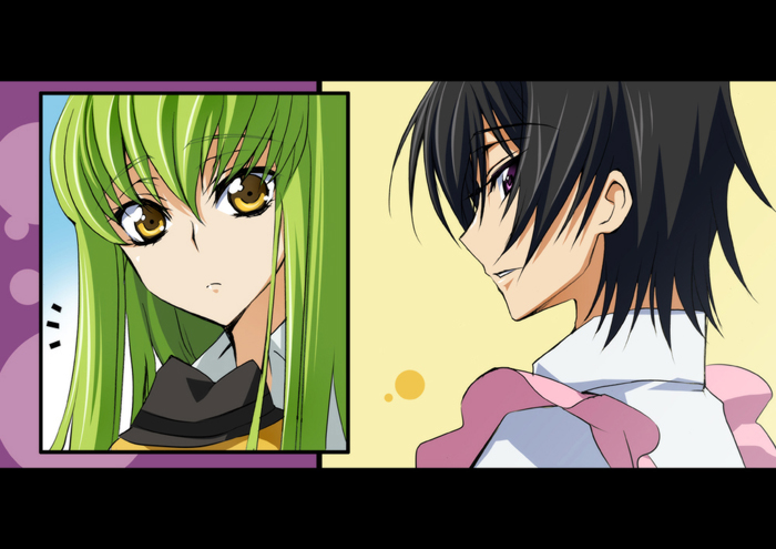c.c. and lelouch vi britannia (code geass) drawn by creayus