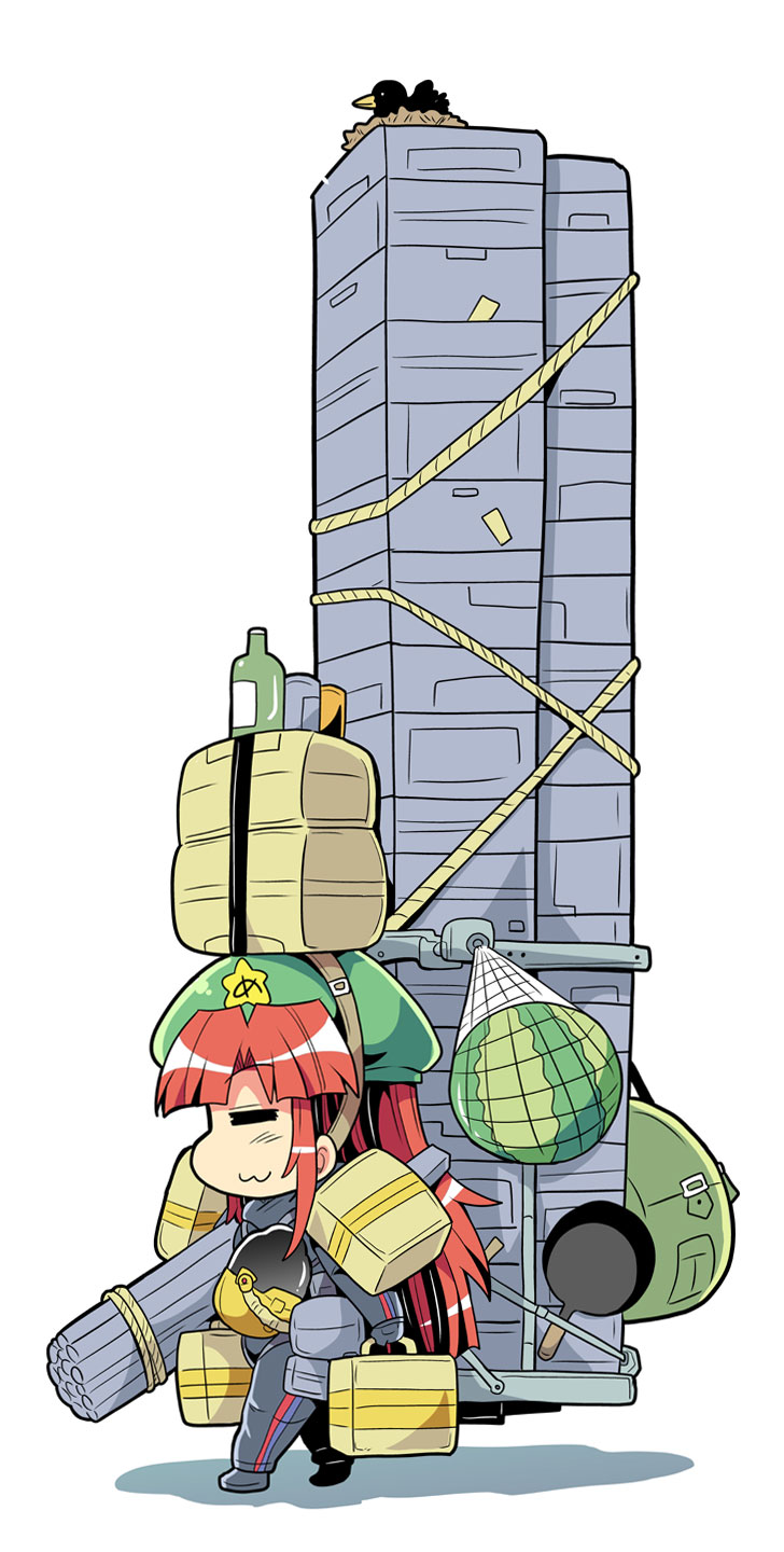 hong meiling and sam porter bridges (touhou and 1 more) drawn by colonel_aki