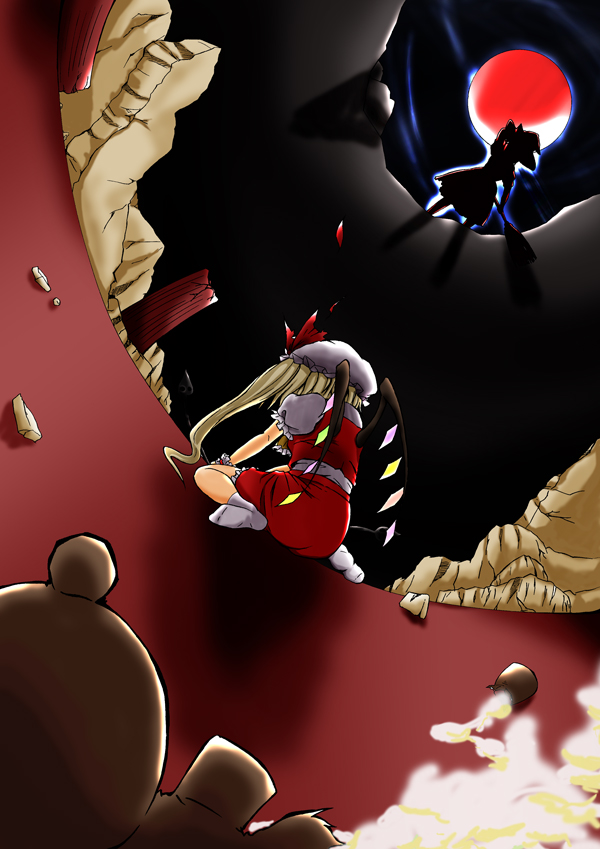 kirisame marisa and flandre scarlet (touhou) drawn by tsuttsu