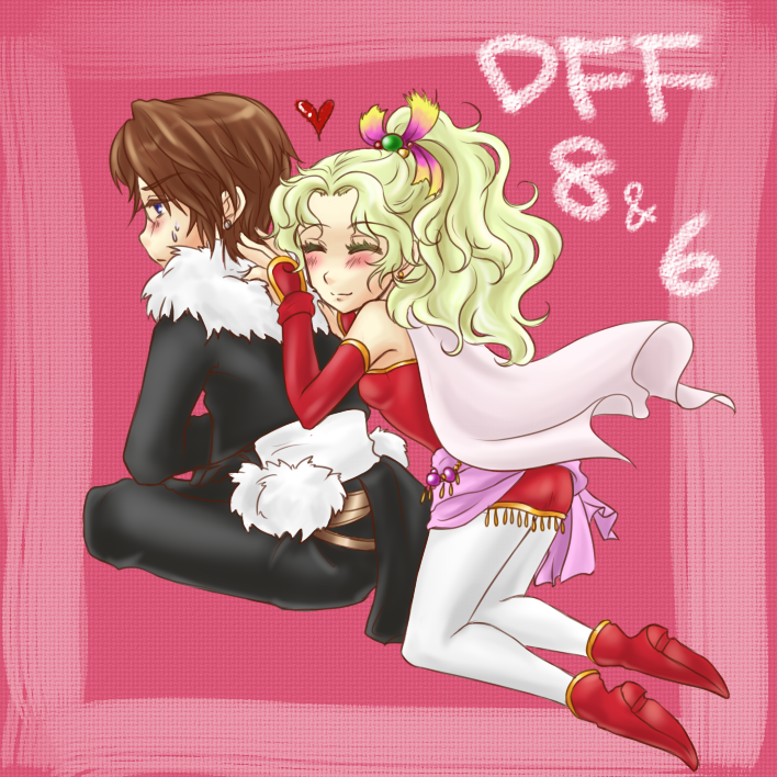 terra branford and squall leonhart (final fantasy and 3 more) drawn by sinon121821